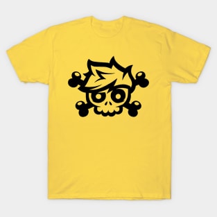 Black Skull and Crossbones T-Shirt